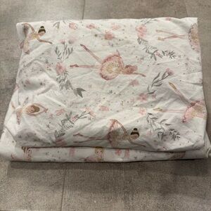 Pottery Barn Ballerina Organic Cotton Twin Sheet Set